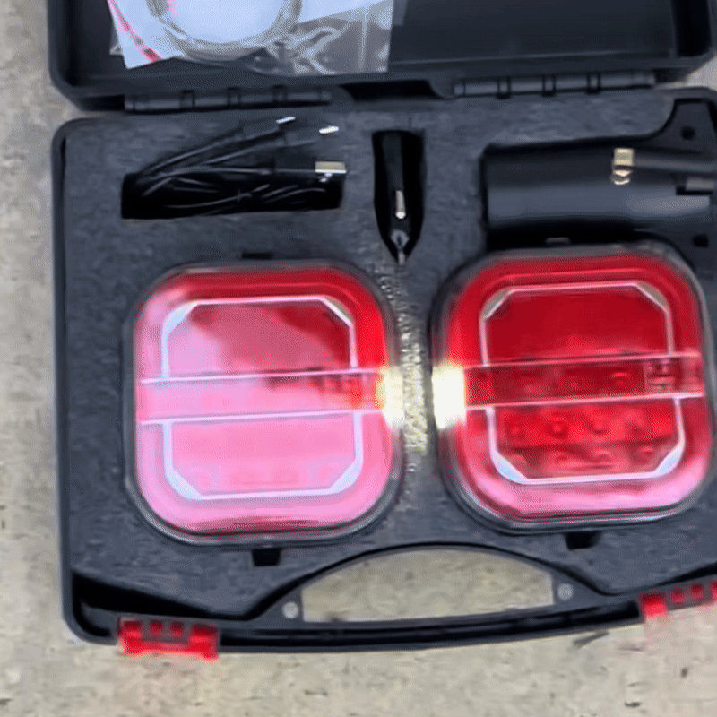 SafeBeam™ Dual LED Wireless Trailer Light - 1 Kit 2 PCS