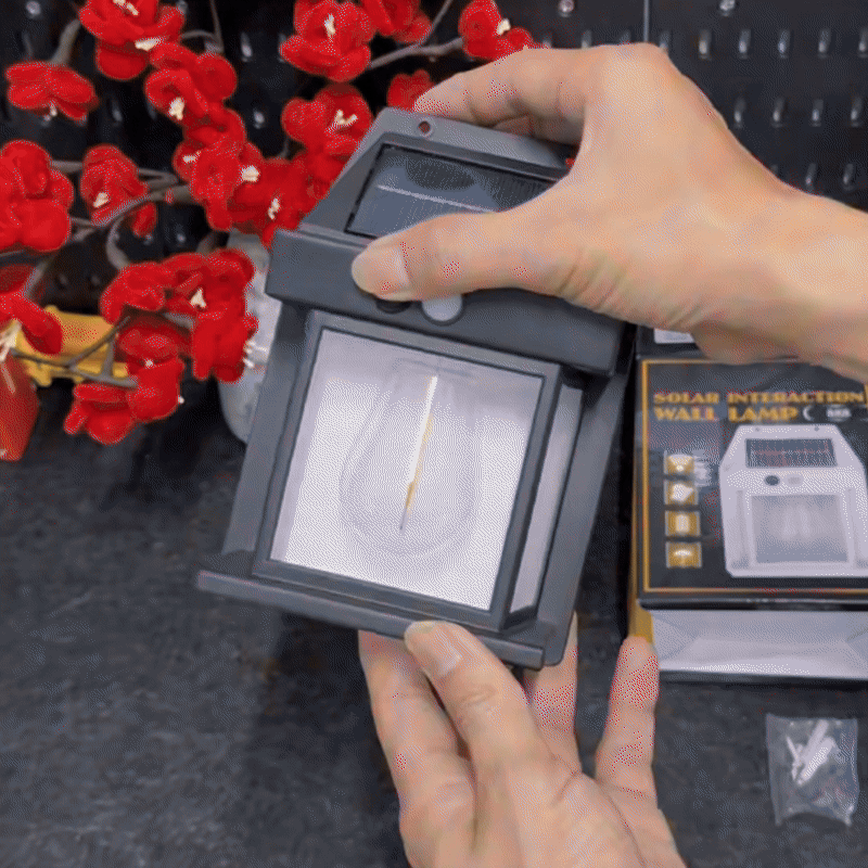 PorchVibe™ Outdoor Solar-Powered  Motion Sensor Wall Light