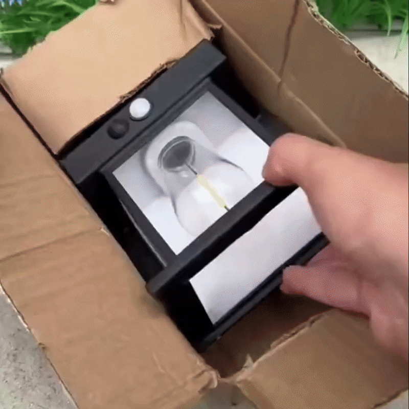 PorchVibe™ Outdoor Solar-Powered  Motion Sensor Wall Light