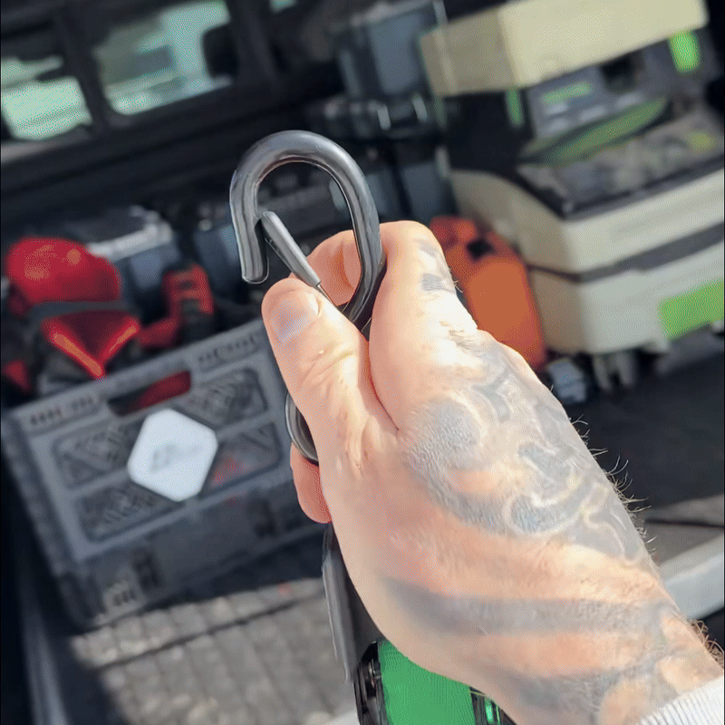 GripLock™ Auto-Retract Ratchet Straps for Secure Cargo