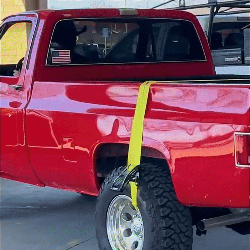 GripLock™ Auto-Retract Ratchet Straps for Secure Cargo