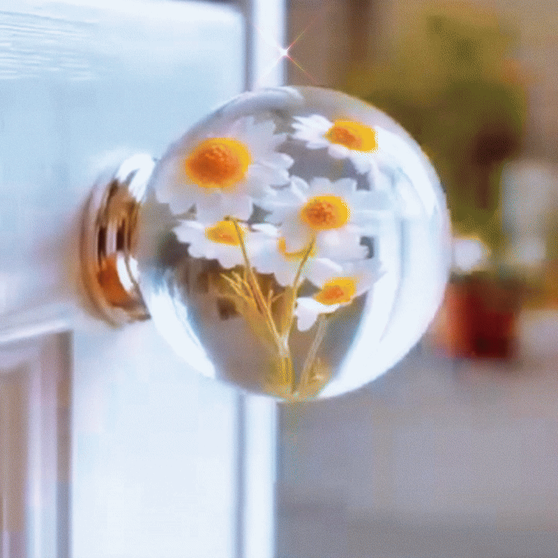 ๐ฎ Nature-Inspired 3D Resin Decorative Door Knob โ Handcrafted Artistic Handle