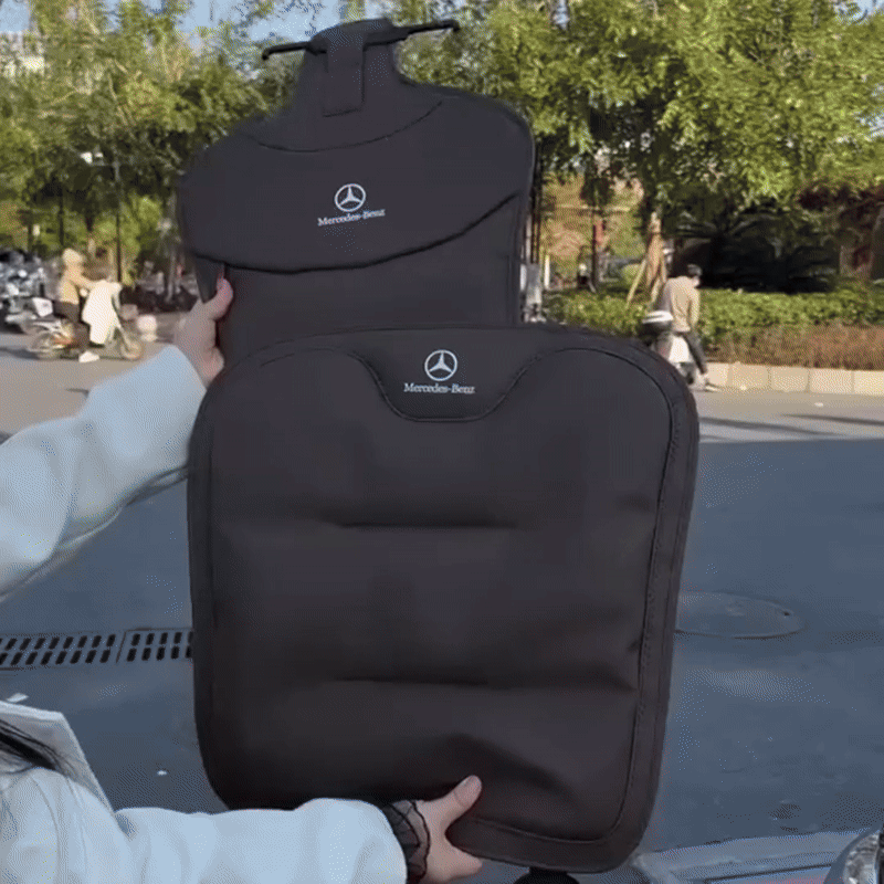 Nappa Leather Car Seat Cushion with Lumbar Support