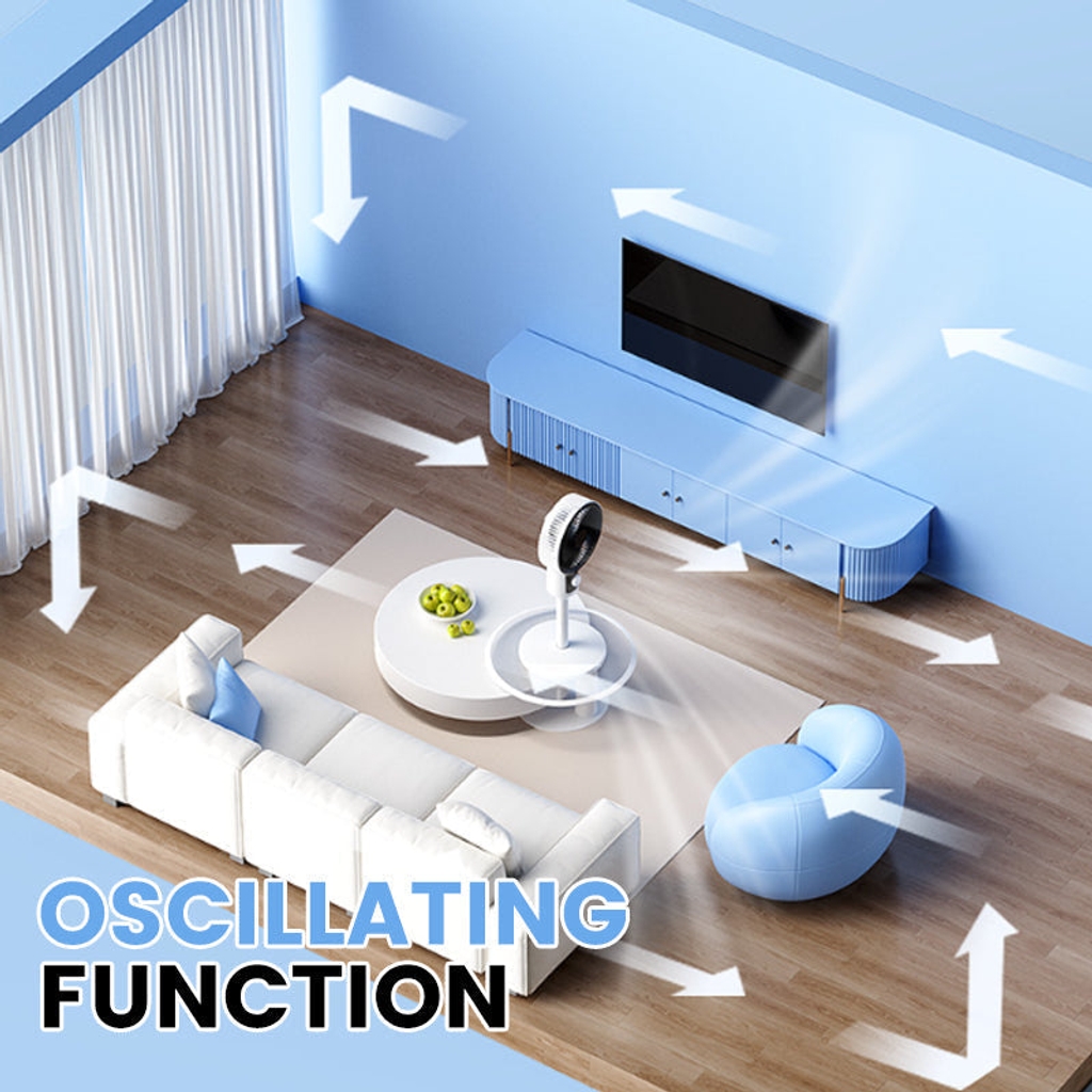 π Oscillating Electric Stand Fan with Adjustable Height β Quiet, Powerful, and Stylish Cooling for Any Room